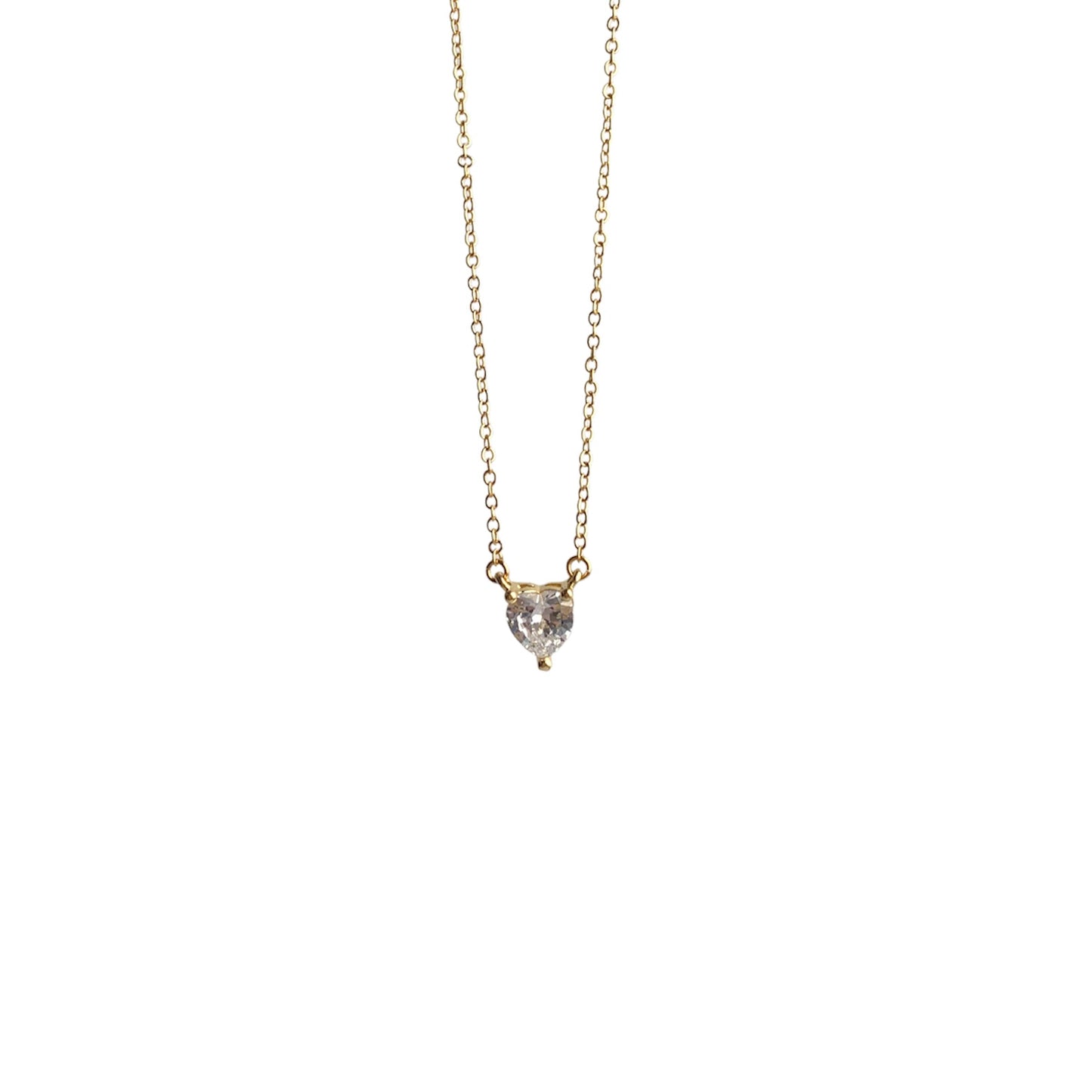 Collar corazón cristal