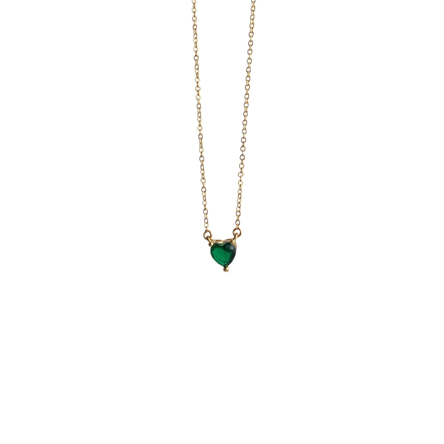 Collar corazón cristal
