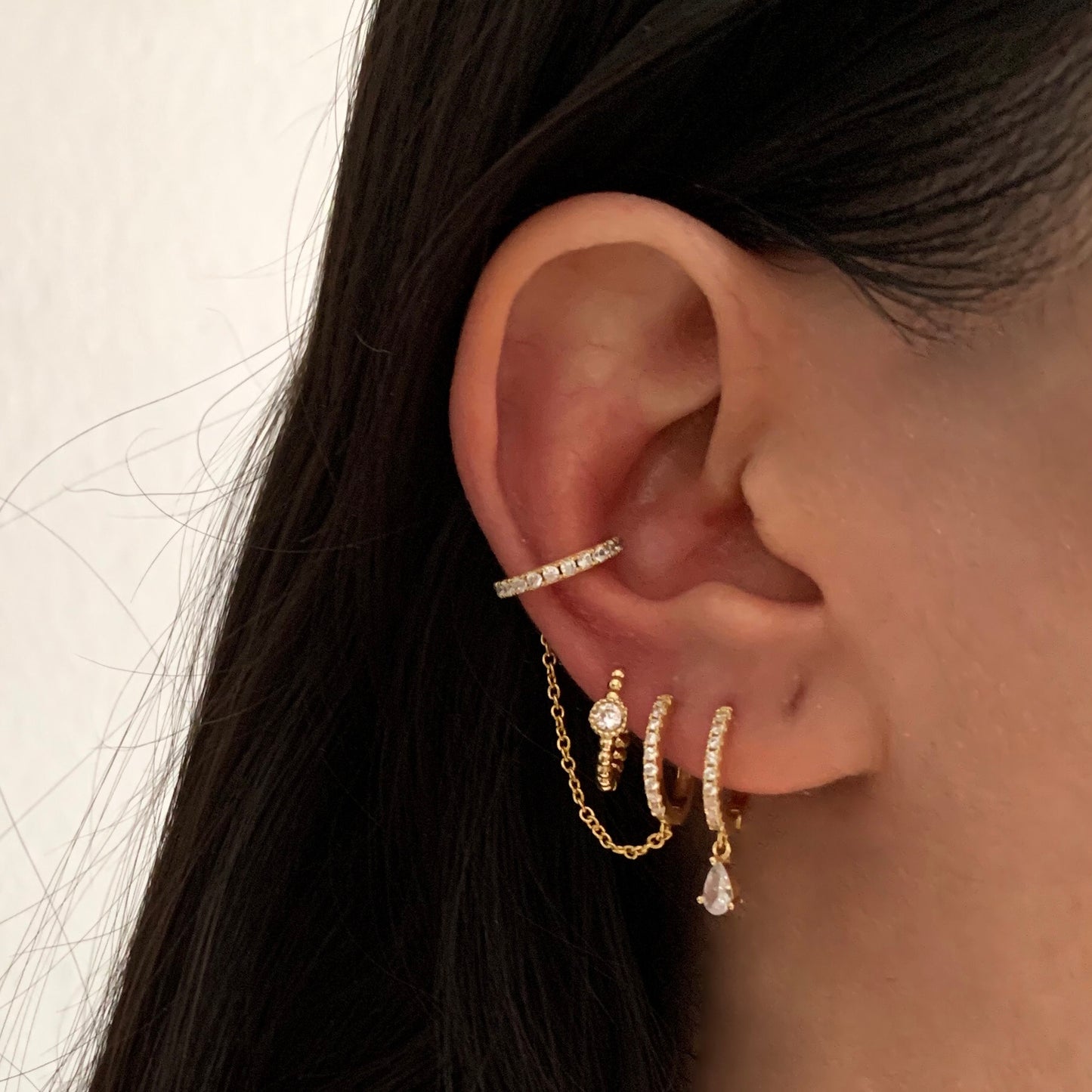 Earcuff/aro zirconias