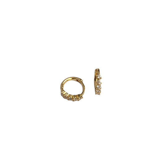 Mini hoops cristales