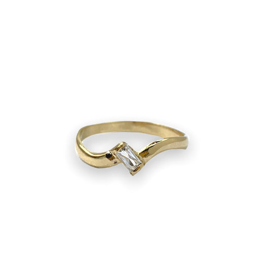 Anillo onda/zirconia
