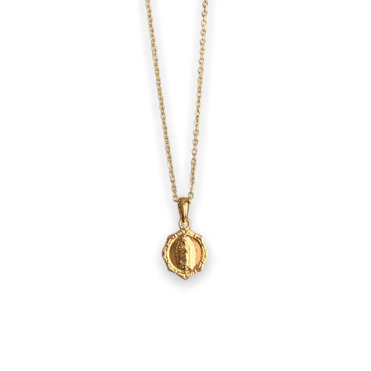 Collar mini Virgen de Guadalupe