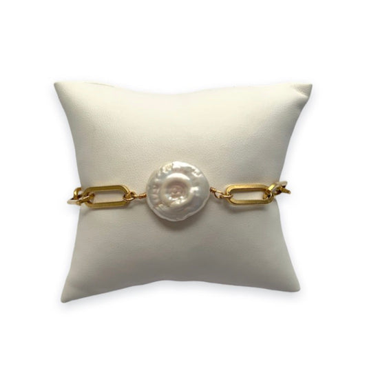 Pulsera Perla barroca
