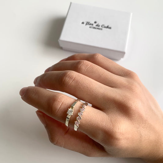 Anillos zirconias