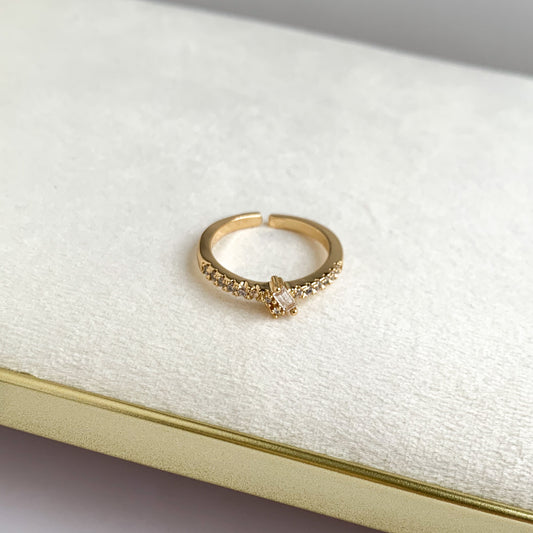Anillo mini cristales
