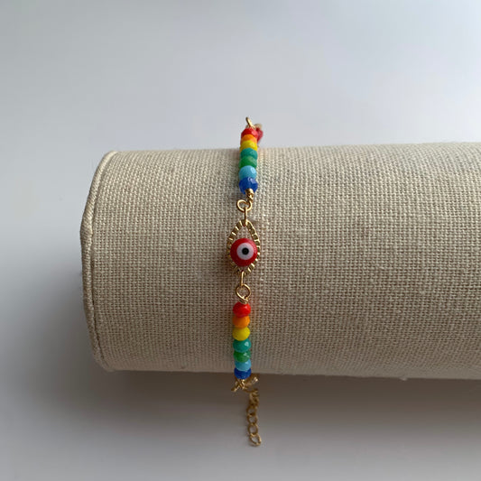 Pulsera ojitos/colores