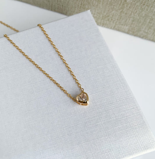 Corazón zirconia mini