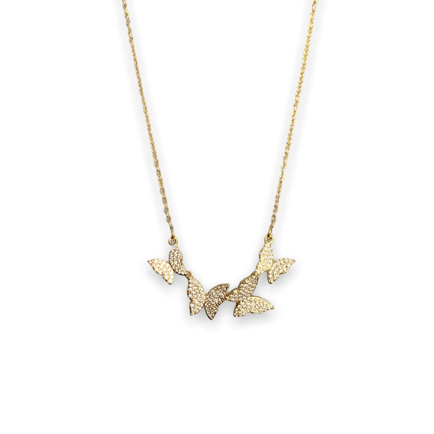 Collar mariposas pave
