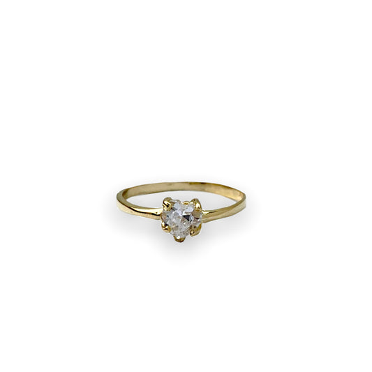 Anillos Zirconia corazón
